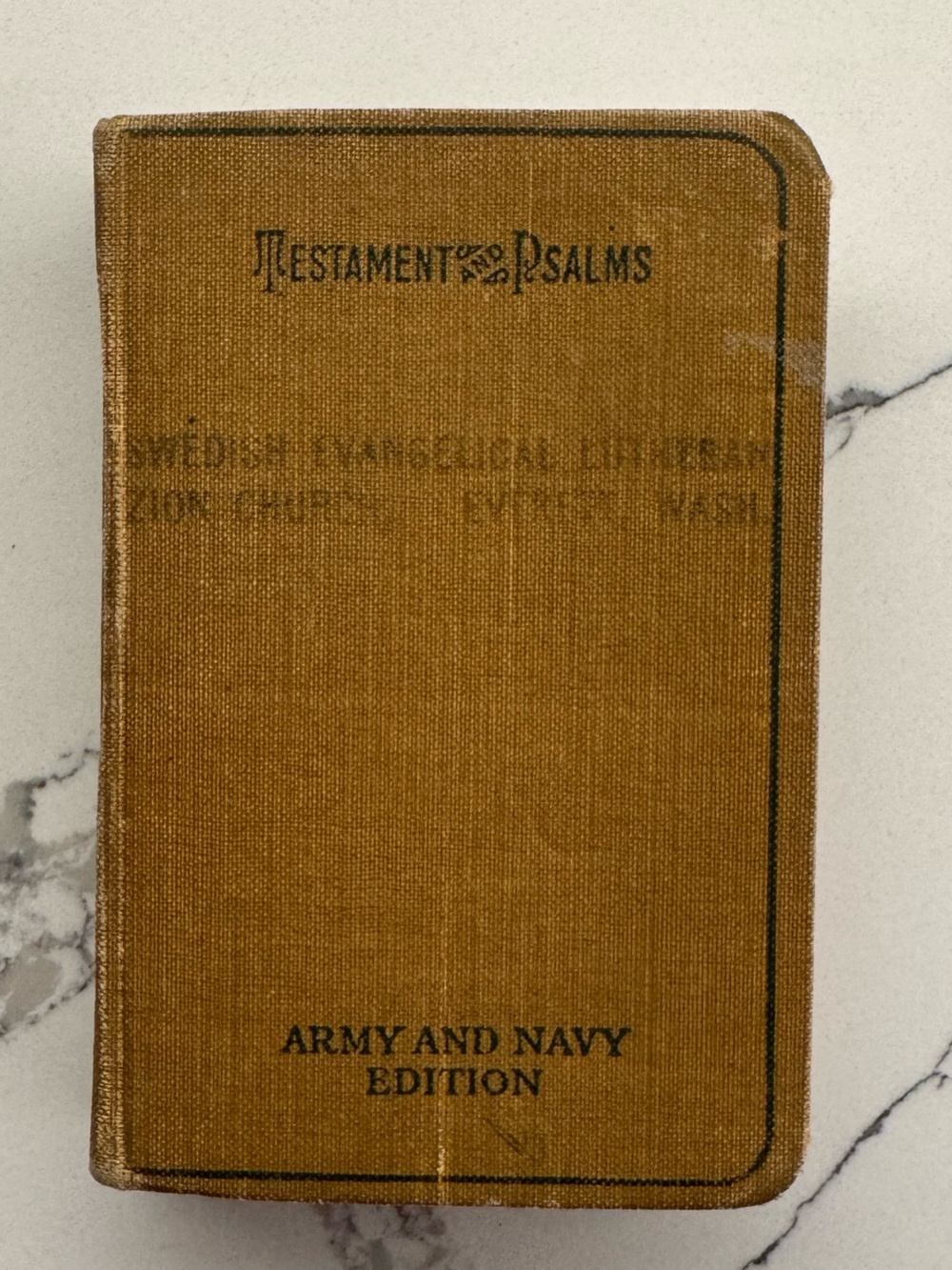 WWI Era Army and Navy Edition Testament & Psalms